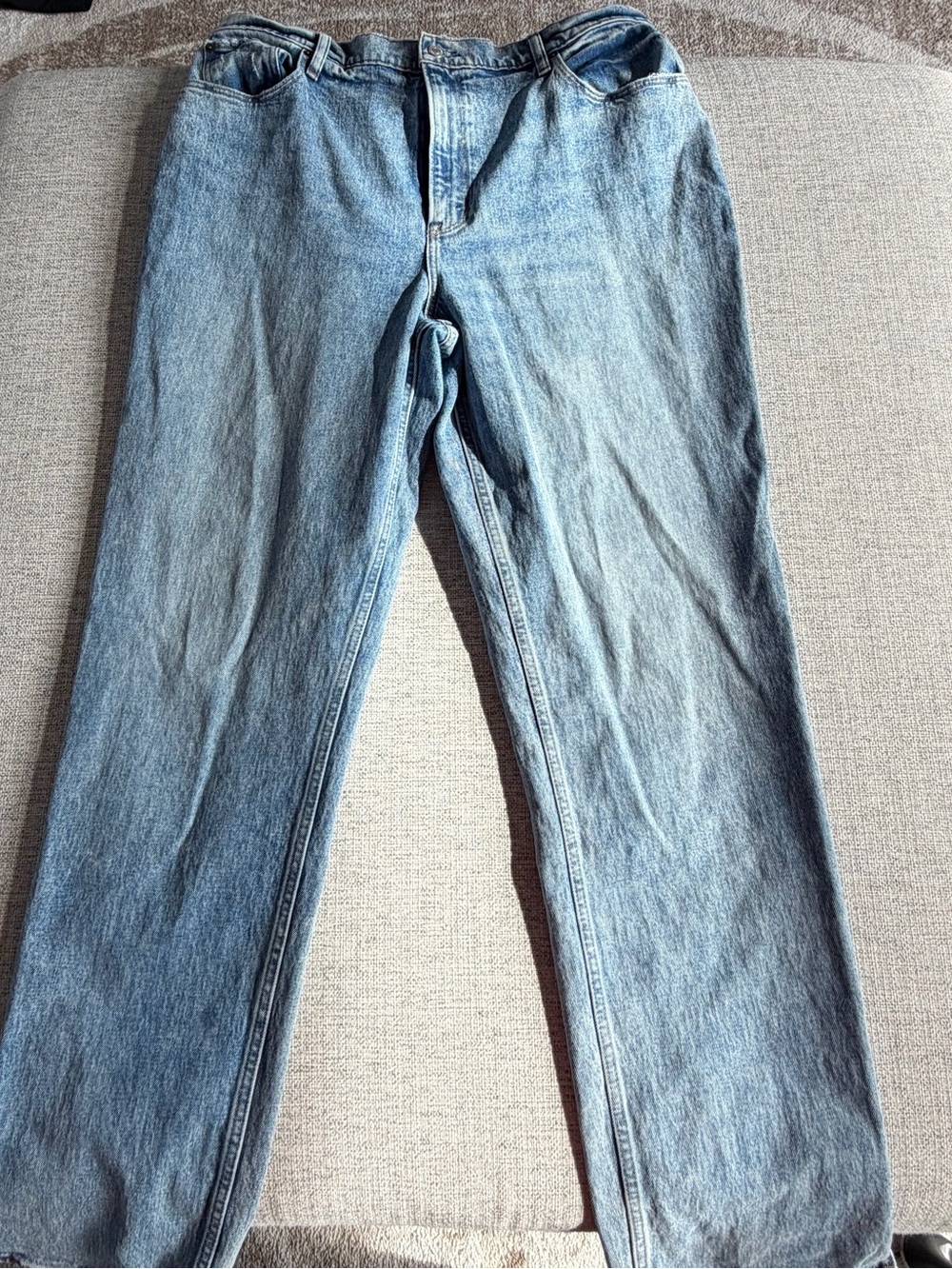 Abercrombie & Fitch Light Blue Straight Leg Jeans